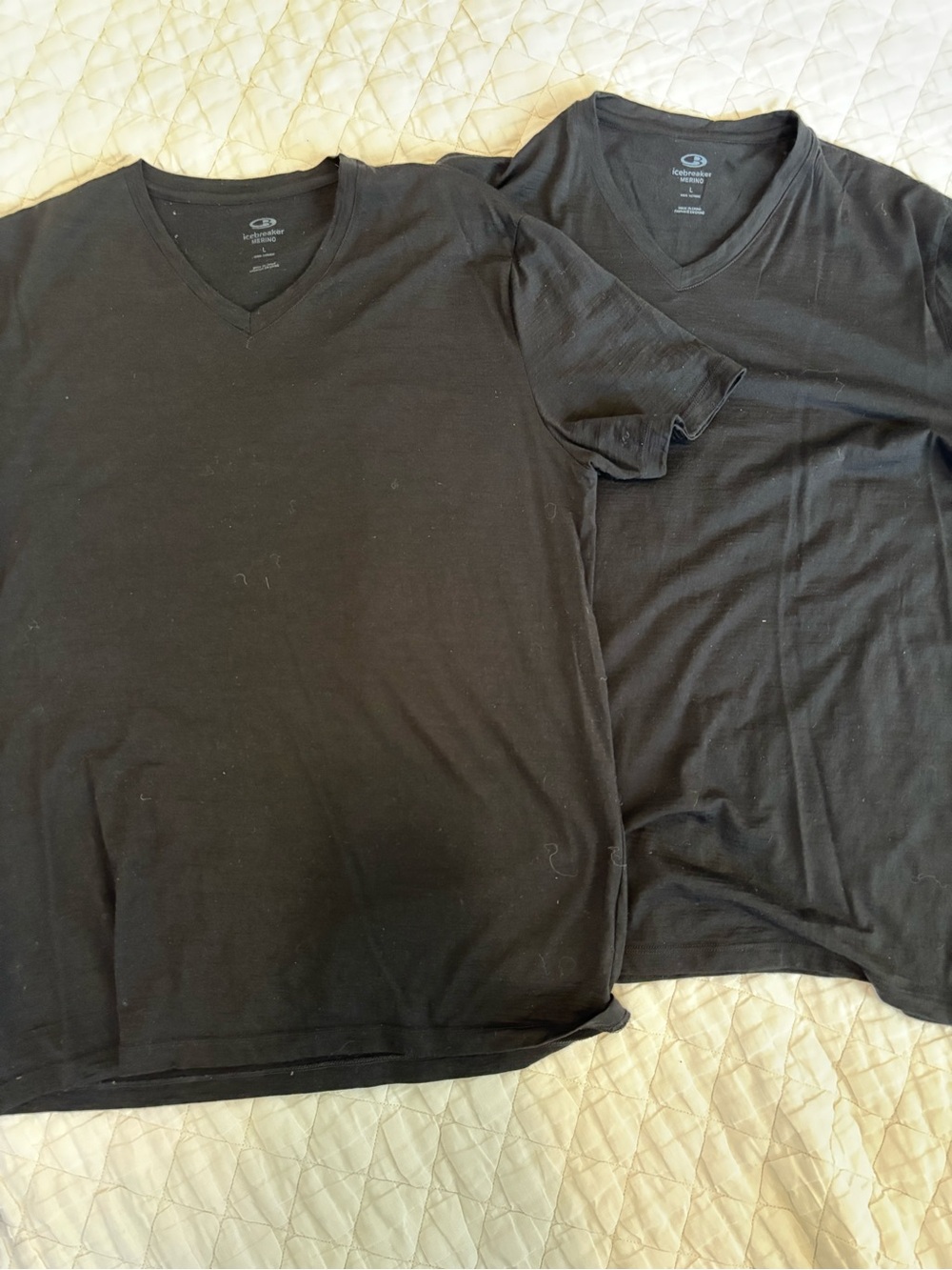 Icebreaker merino wool tshirts - bundle of two